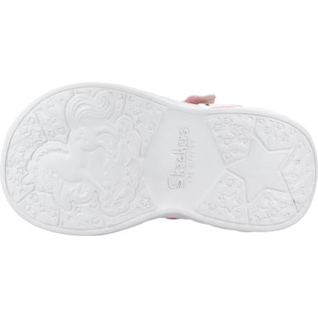 Sandales bébé fille en textile Multicolore prmt+Rose lpmt+Rose pkmt 18 - vertbaudet enfant 