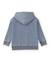 Sweat garçon en maille et denim effet délavé Bleu 3 - vertbaudet enfant 