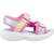 Sandales bébé fille en textile Multicolore prmt+Rose lpmt+Rose pkmt 13 - vertbaudet enfant 