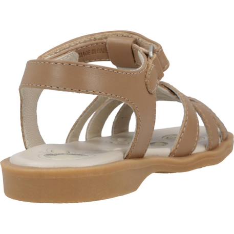 Sandale bébé cuir carmys Bleu 650+Marron 240+Rose 100 9 - vertbaudet enfant 
