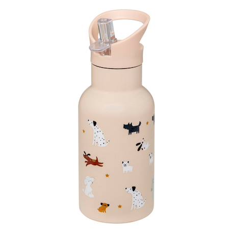 Gourde enfant isotherme 350ml assorti Beige+Rose 4 - vertbaudet enfant 