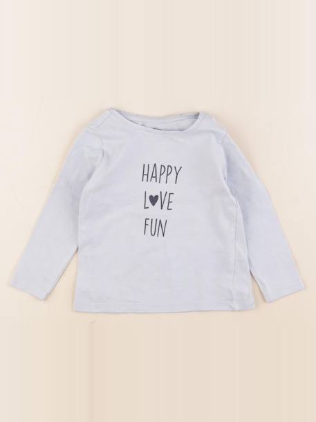 Tee-shirt - 2 ans Bleu 1 - vertbaudet enfant 