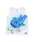 T-shirt garçon en maille avec motif de grand poisson Blanc 1 - vertbaudet enfant 