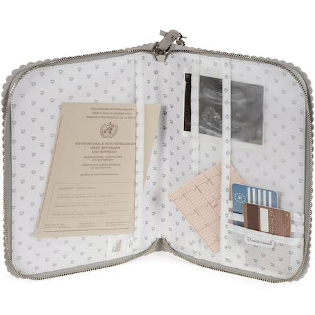 Protège carnet de santé icon rose Bleu+Gris+Marron+Rose+Vert 10 - vertbaudet enfant 