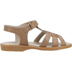 Chaussures-Chaussures bébé 17-26-Marche fille 19-26-Sandale bébé cuir carmys