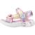 Sandales bébé fille en textile Multicolore prmt+Rose lpmt+Rose pkmt 8 - vertbaudet enfant 