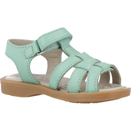 Sandale bébé cuir carmys Bleu 650+Marron 240+Rose 100 5 - vertbaudet enfant 
