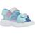 Sandales bébé fille en textile Multicolore prmt+Rose lpmt+Rose pkmt 5 - vertbaudet enfant 