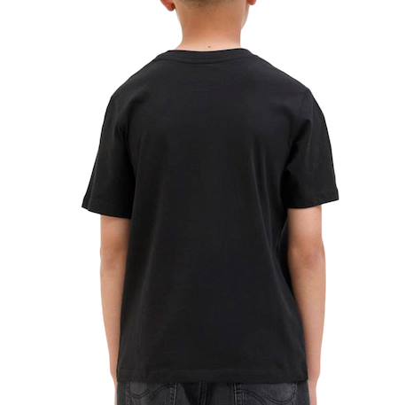 T-shirt manches courtes garçon canggu Blanc+Marron+Noir 6 - vertbaudet enfant 