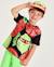 T-shirt garçon en maille avec motif de fruits Noir 1 - vertbaudet enfant 