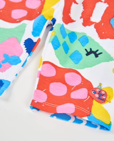 Legging en maille pour fille avec imprimé marin Multicolore 4 - vertbaudet enfant 