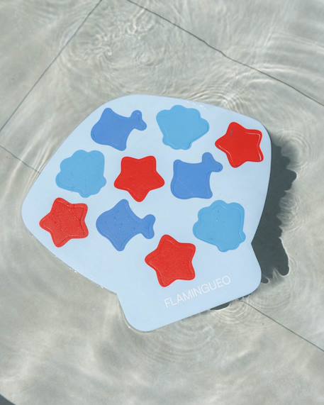 Puzzle flottant enfant animaux marins mousse Bleu 4 - vertbaudet enfant 