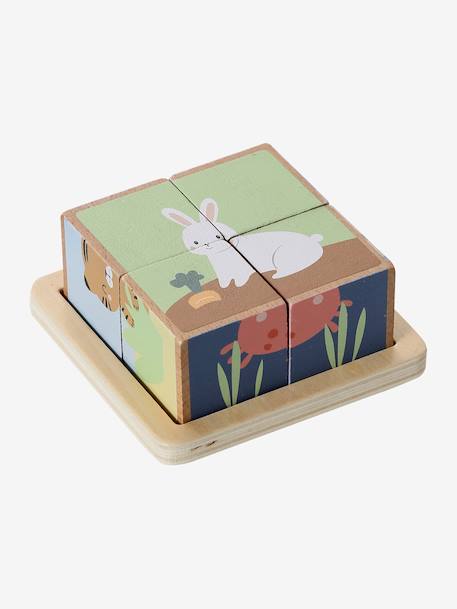 Coffret 5 jouets d’éveil bois FSC® multicolore 9 - vertbaudet enfant 