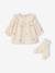 Ensemble robe et collants naissance vanille 2 - vertbaudet enfant 