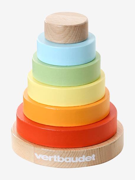 Coffret 5 jouets d’éveil bois FSC® multicolore 5 - vertbaudet enfant 