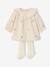 Ensemble robe et collants naissance vanille 1 - vertbaudet enfant 