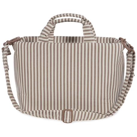Sac à langer praliné rayures moka Marron 5 - vertbaudet enfant 