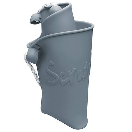Seau de plage en silicone souple Bleu+Bleu gris+Blue+Dark moss green+Grey+Gris+Mint+Mustard+Orange+Petrol blue+Purple+Red+Rose+Rouge cerise+Sage green+Violet 7 - vertbaudet enfant 