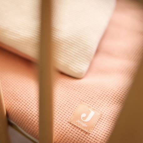 Tapis de jeu little waffle light terra-sand (100 x 100 cm) Rose, beige 5 - vertbaudet enfant 