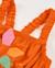 Top fille en maille avec détails en relief Orange 3 - vertbaudet enfant 