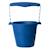 Seau de plage en silicone souple Bleu+Bleu gris+Blue+Dark moss green+Grey+Gris+Mint+Mustard+Orange+Petrol blue+Purple+Red+Rose+Rouge cerise+Sage green+Violet 11 - vertbaudet enfant 