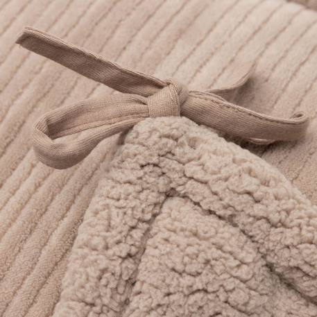 Tour de lit cloudy rib oatmeal (pour lits 60 x 120 ou 70 x 140 cm) Ecru+Marron 9 - vertbaudet enfant 