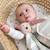 Doudou plat animalier Beige+Lila+Vert 18 - vertbaudet enfant 