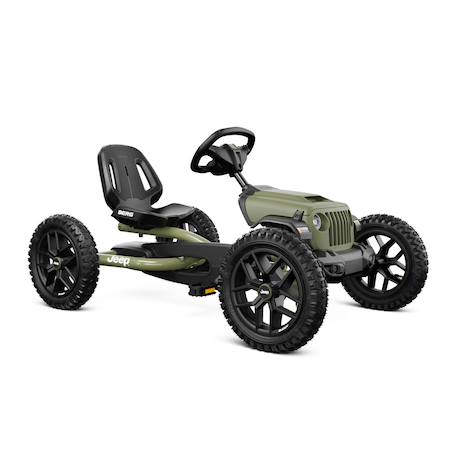 Kart à pédales enfants 3ans+,  Jeep Wrangler Green/black 1 - vertbaudet enfant 