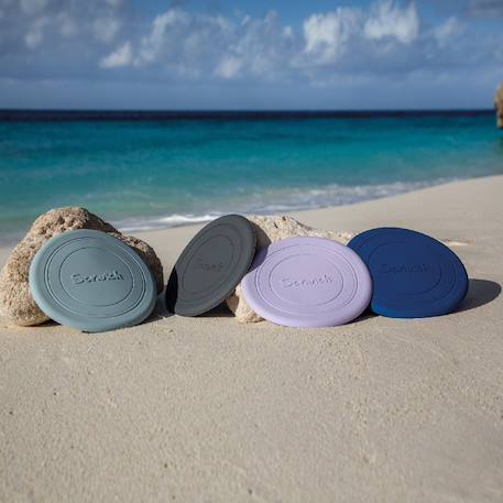 Frisebee en silicone souple Bleu gris+Bleu nuit+Bleu pétrole+Brown+Cool grey+Mauve+Mint+Orange+Rose+Vert+Violet 19 - vertbaudet enfant 