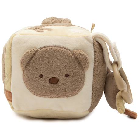 Cube d'activités kangaroots Ecru, jaune, marron 2 - vertbaudet enfant 