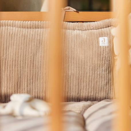 Tour de lit cloudy rib oatmeal (pour lits 60 x 120 ou 70 x 140 cm) Ecru+Marron 12 - vertbaudet enfant 