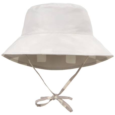 Chapeau réversible anti-uv bouée (3-6 mois) Beige+Blanc+Orange+Vert 2 - vertbaudet enfant 