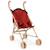 Poussette pour poupée fraise dot Rouge, blanc 1 - vertbaudet enfant 
