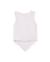 T-shirt fille en maille avec bas finition en pointe Blanc 2 - vertbaudet enfant 