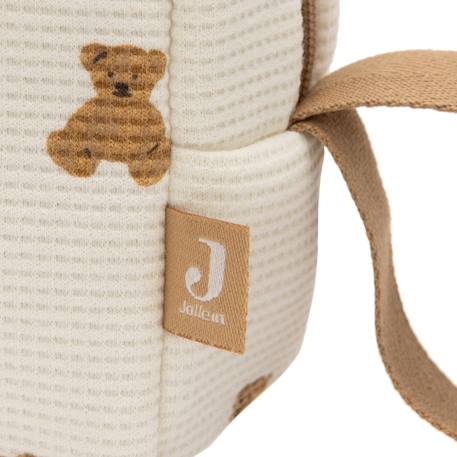 Trousse de toilette little waffle mini teddy bear Ecru, marron, noir 3 - vertbaudet enfant 
