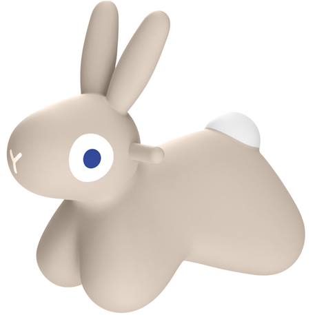 Ballon sauteur hoppi lapin bleu Beige, blanc+Bleu 1 - vertbaudet enfant 