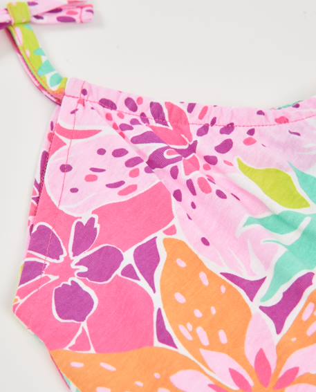 Top fille en maille au design asymétrique Rose 3 - vertbaudet enfant 