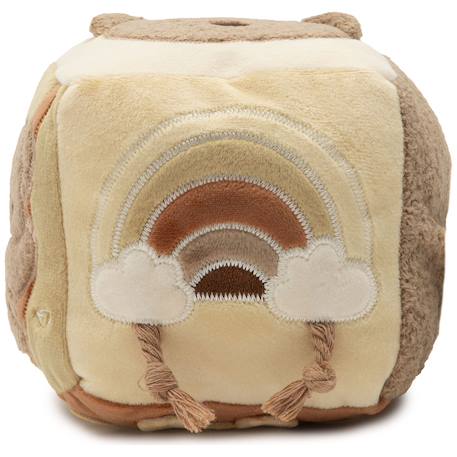 Cube d'activités kangaroots Ecru, jaune, marron 4 - vertbaudet enfant 
