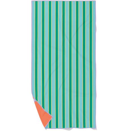 Serviette de plage 2 en 1 jeu de l'oie (140 x 70 cm) Orange, bleu, jaune 2 - vertbaudet enfant 