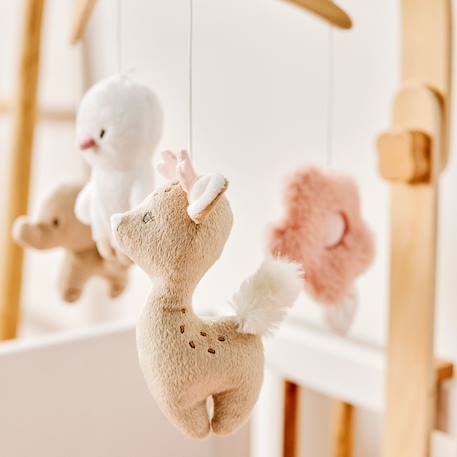 Mobile musical fanfan Beige, blanc, rose 4 - vertbaudet enfant 