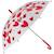 Parapluie cœurs rouges Transparent, rouge 1 - vertbaudet enfant 