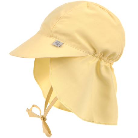 Casquette protège nuque anti-uv jaune pâle (3-6 mois) Jaune 1 - vertbaudet enfant 
