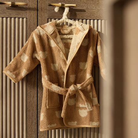 Peignoir en éponge teddy bear (1-2 ans) Marron, beige 6 - vertbaudet enfant 