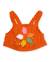 Top fille en maille avec détails en relief Orange 1 - vertbaudet enfant 