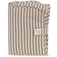 -Tapis à langer praliné rayures moka