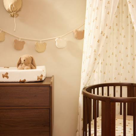 Ciel de lit mini teddy bear (245 cm) Blanc, beige, marron 5 - vertbaudet enfant 