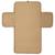 Tapis à langer nomade little waffle mini teddy bear Ecru, marron 2 - vertbaudet enfant 
