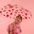 Parapluie cœurs rouges Transparent, rouge 3 - vertbaudet enfant 