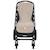 Assise pour poussette praliné rayures matcha Marron+Vert 1 - vertbaudet enfant 