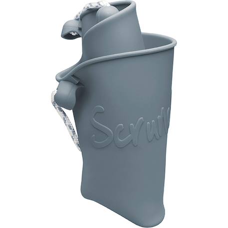 Seau de plage en silicone souple Bleu+Bleu gris+Blue+Dark moss green+Grey+Gris+Mint+Mustard+Orange+Petrol blue+Purple+Red+Rose+Rouge cerise+Sage green+Violet 6 - vertbaudet enfant 